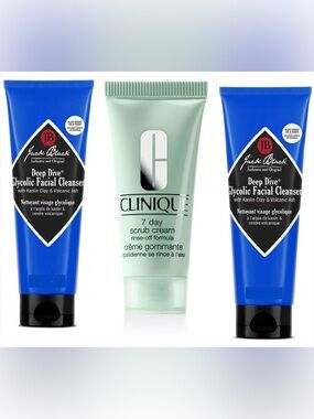 NEW - Exfoliant Minis Set - Jack Black & Clinique
